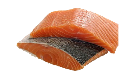 Salmon Steak Skin